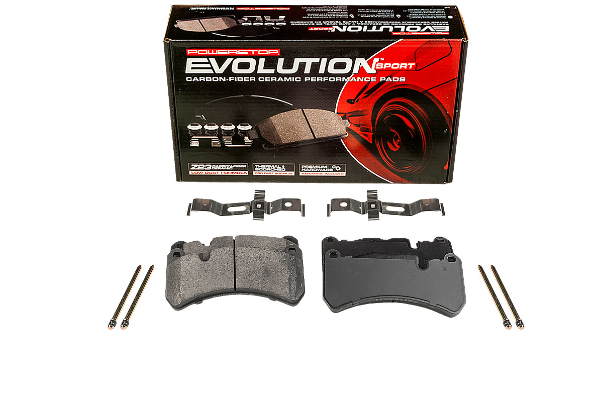 Передние керамические колодки Evolution Sport Z23 для Alfa Romeo Stelvio, Maserati Ghibli, Mercedes-Benz SLK