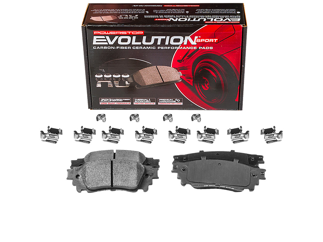 Задние керамические колодки Evolution Sport Z23 для Lexus LM, NX, Toyota Alphard 2015+