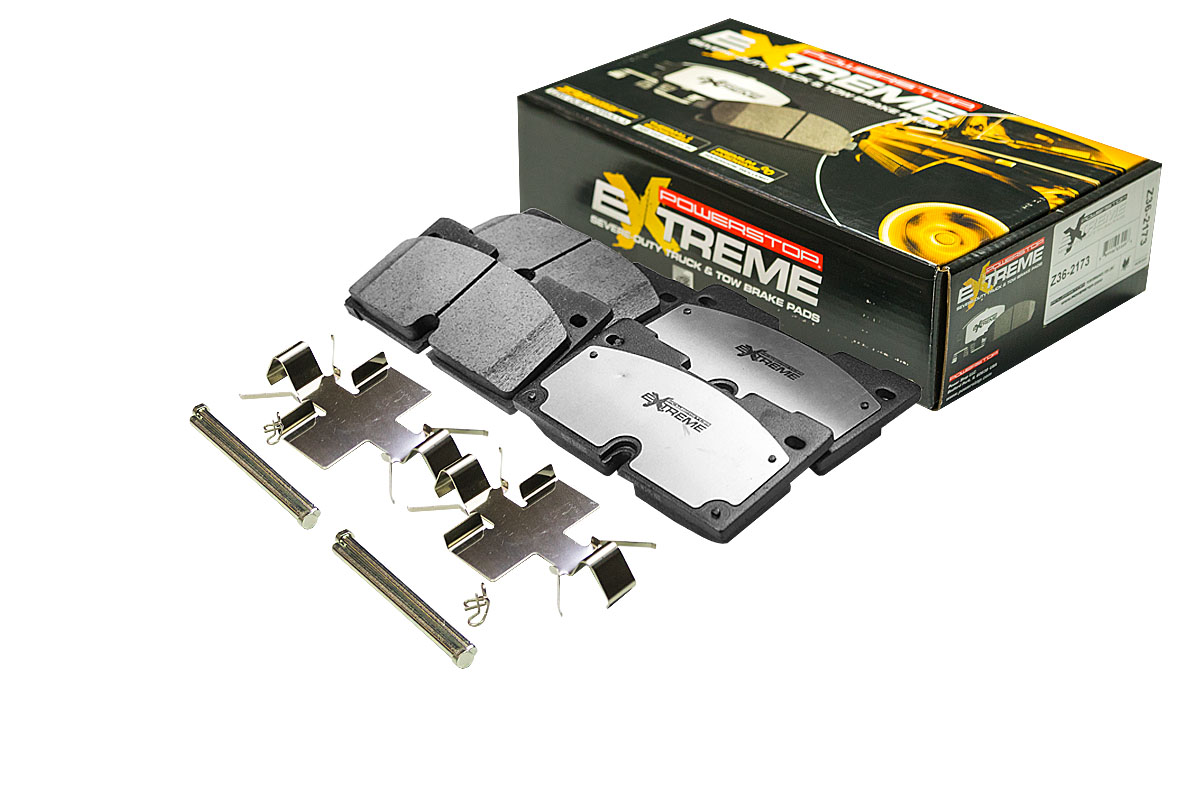 Передние керамические колодки Extreme Truck & Tow Z36 для GMC SIERRA 1500 TK10543