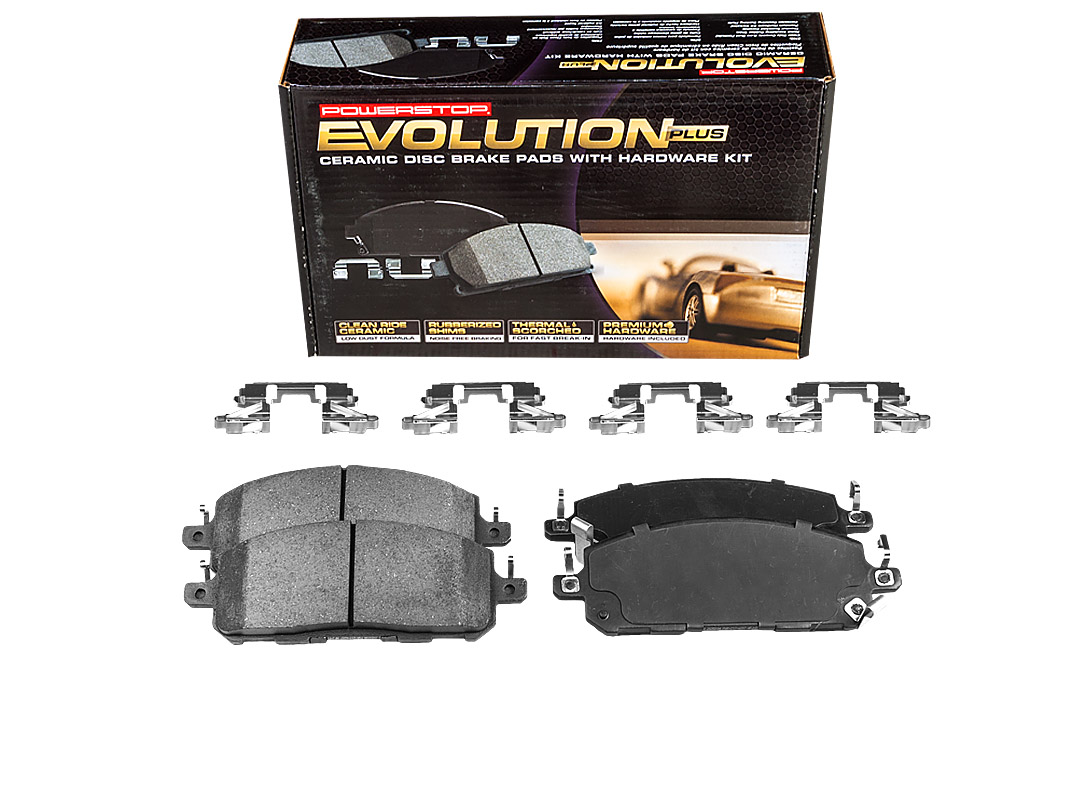 Передние керамические колодки Evolution PLUS Z17 для Infiniti QX60, Mitsubishi Outlander, Nissan Pathfinder, Qashqai, X-Trail