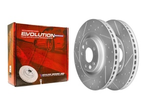 Передний тормозной диск Evolution с перфорацией и насечками, в покрытии GEOMET для EXEED VX