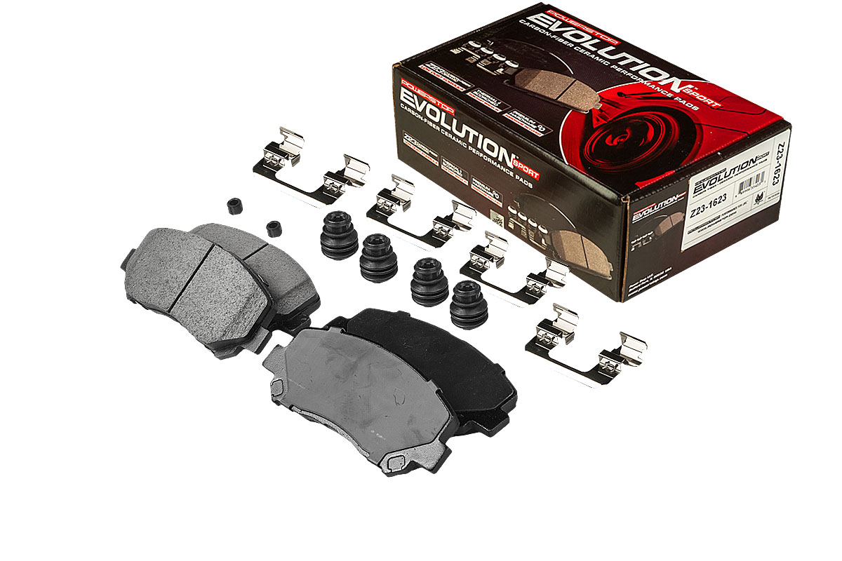 Передние керамические колодки Evolution Sport Z23 для Jeep Cherokee, Mazda CX-5