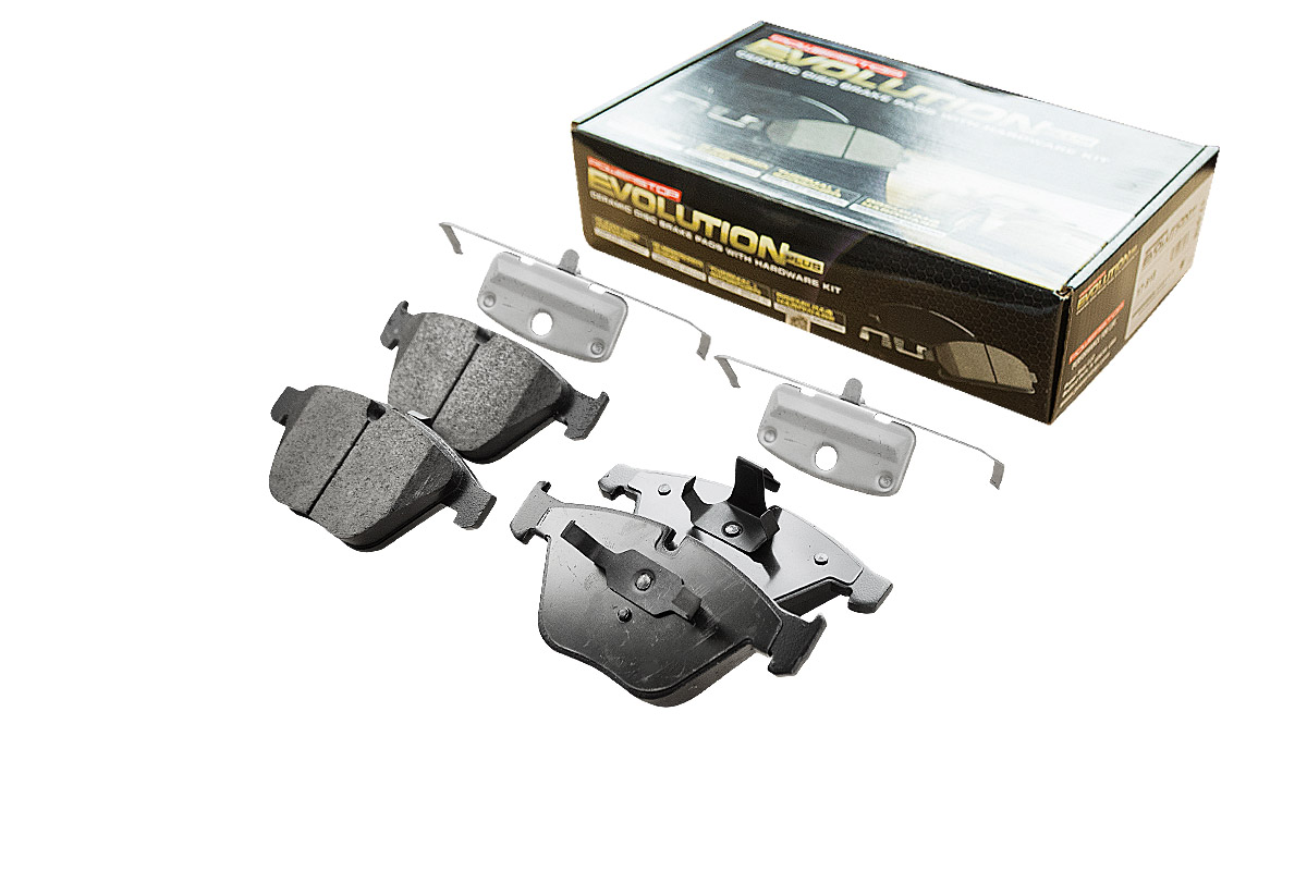 Передние керамические колодки Evolution PLUS Z17 для BMW 1 (E81/E82/E87/E88), 3 (E90/91/92/93), 5 (E60/E61), 6 (E63/E64), 7 (E65, E66), X1 (E84), Z4 (E89)