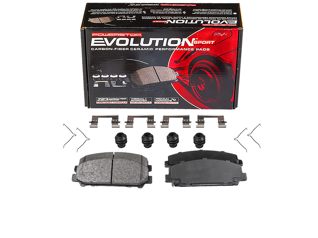 Передние керамические колодки Evolution Sport Z23 для Infiniti QX56, QX80, Nissan Armada, Titan