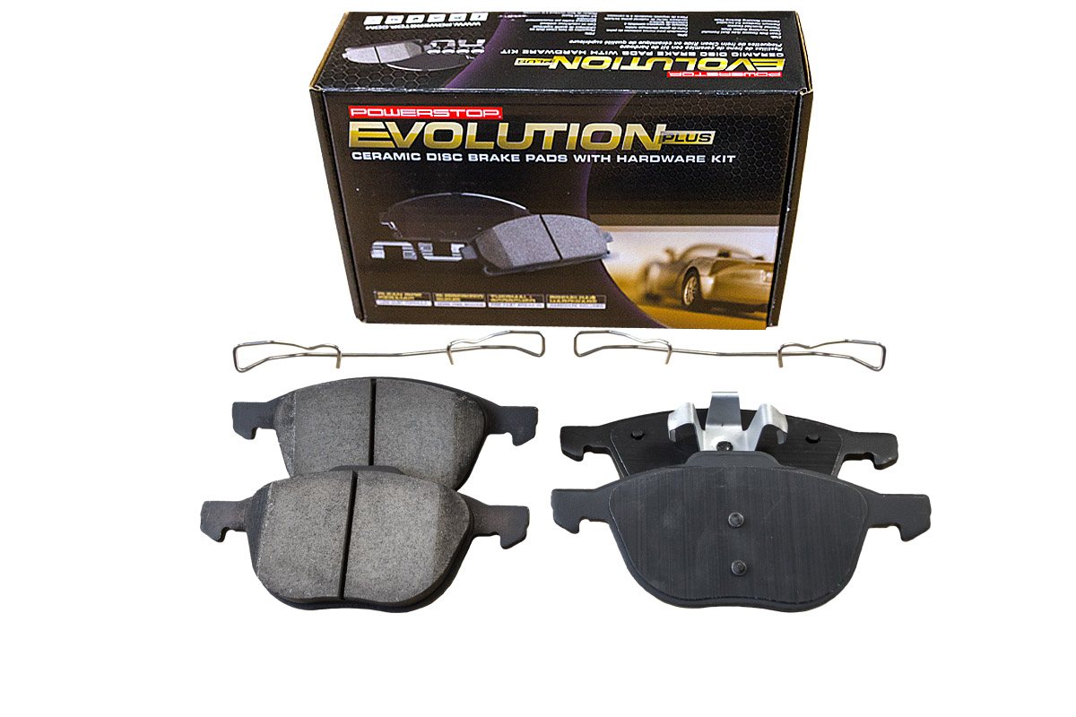 Передние керамические колодки Evolution PLUS Z17 для Mazda 3, Ford C-MAX, Focus, Kuga, Volvo S40, V40, V50