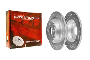 Задний тормозной диск Evolution с перфорацией и насечками, в покрытии GEOMET для Ford Mondeo V