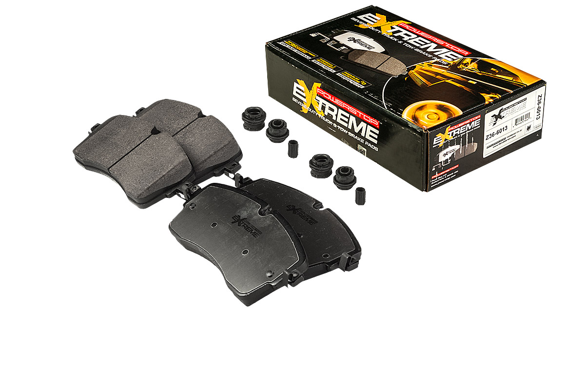 Передние керамические колодки Extreme Truck & Tow Z36 для Jaguar E-Pace, Land Rover Discovery Sport, Range Rover Evoque