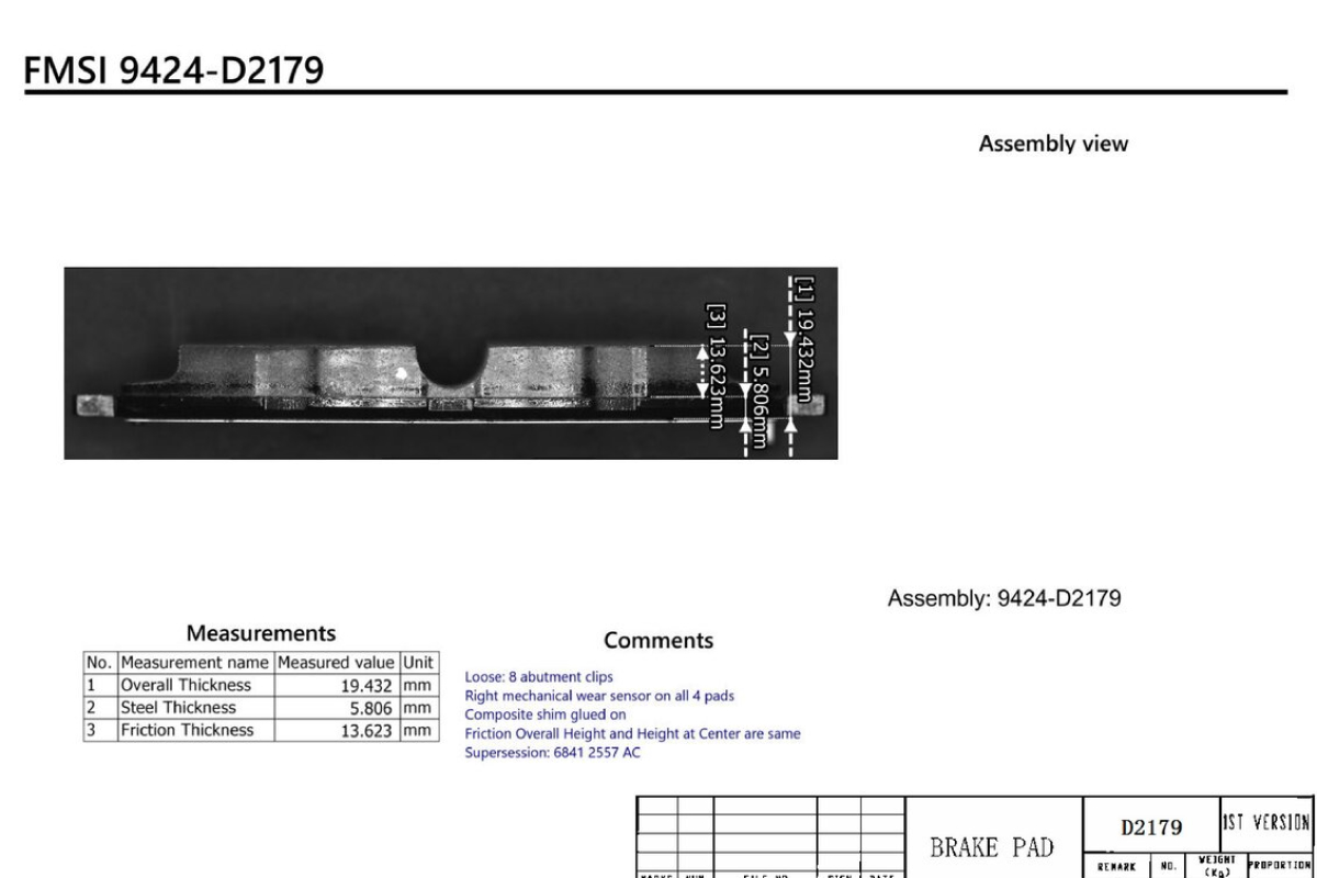 Передние керамические колодки Evolution PLUS Z17 для Dodge RAM 1500 DT6R91