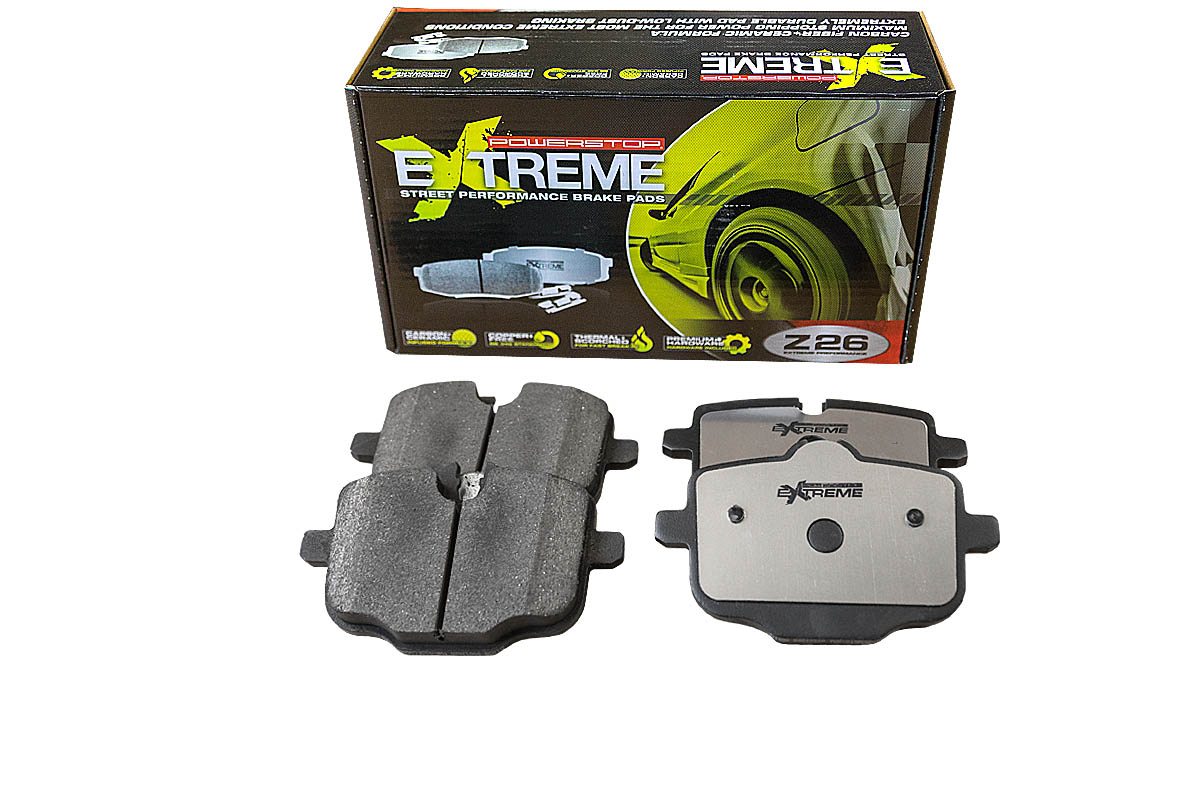 Задние керамические колодки Extreme Street Performance Z26 для BMW 1, 2, 3, 4, 5, 6, 7, 8, iX, X3, X4, X5, X6, X7
