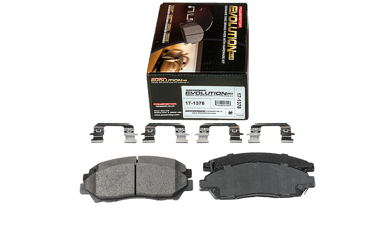 Передние керамические колодки Evolution PLUS Z17 для Acura MDX, RLX, ZDX, Cadillac XT5, XT6, Chevrolet Blazer, Traverse, Honda Legend, Pilot