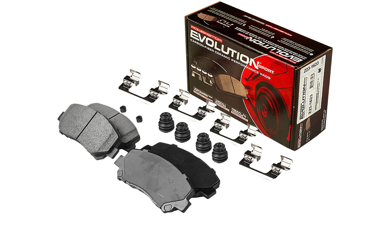 Передние керамические колодки Evolution Sport Z23 для Jeep Cherokee, Mazda CX-5