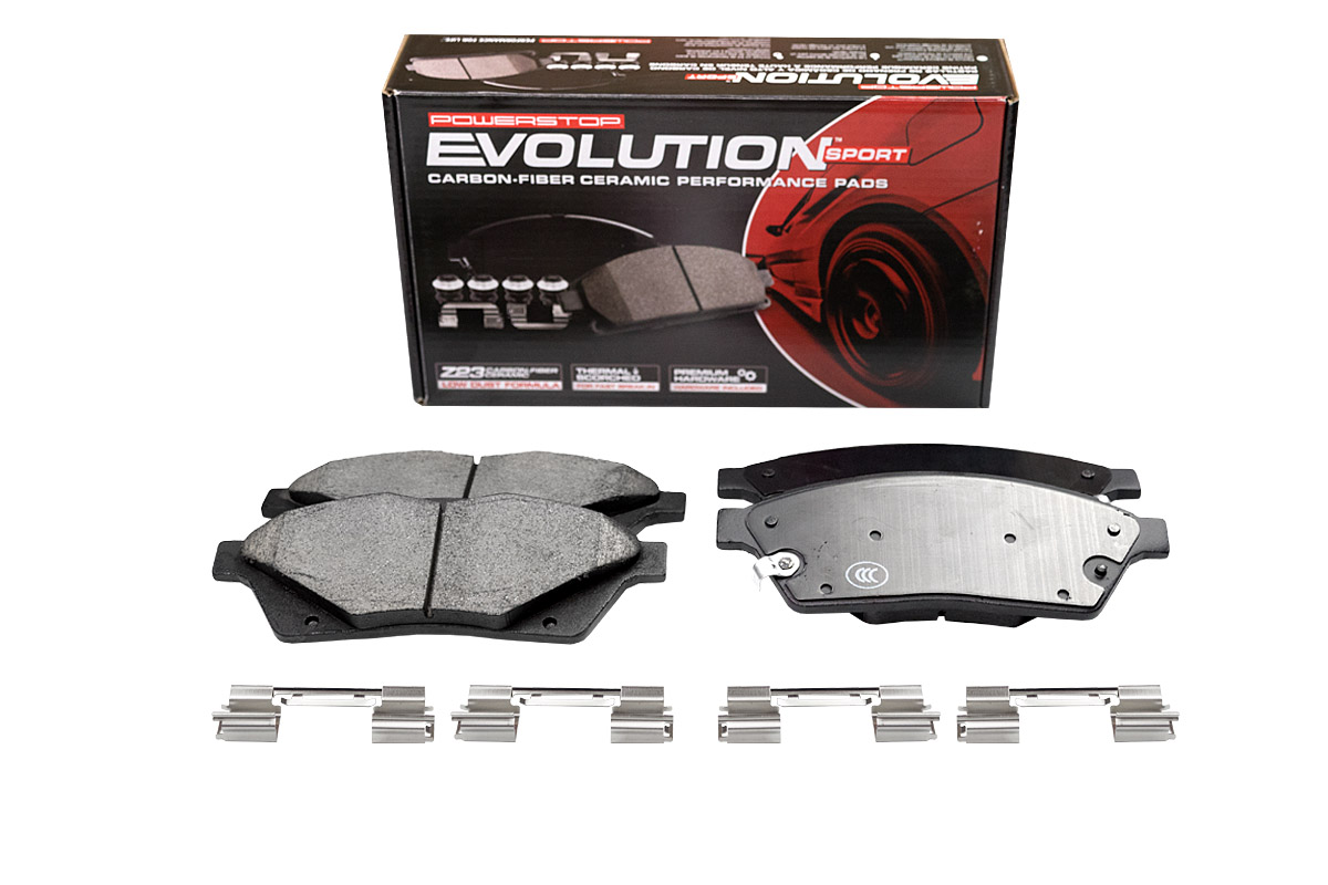 Передние керамические колодки Evolution Sport Z23 для Cadillac (GM) SRX _
