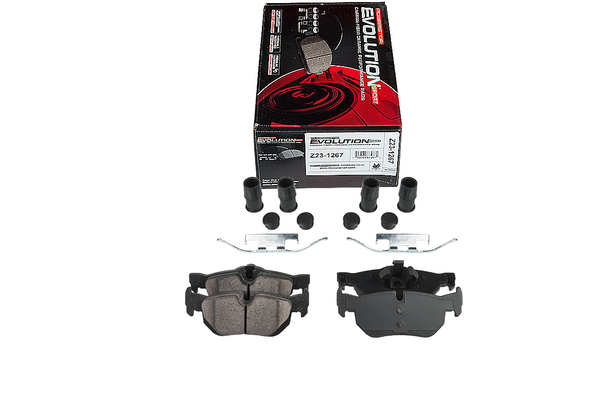 Задние керамические колодки Evolution Sport Z23 для BMW 1 (E81/E82/E87/E88), 3 (E90/91/92/93), X1 (E84), Z4 (E89)
