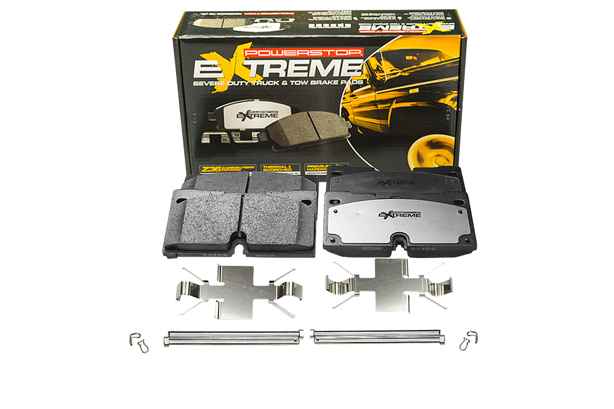 Передние керамические колодки Extreme Truck & Tow Z36 для GMC SIERRA 1500 TK10543