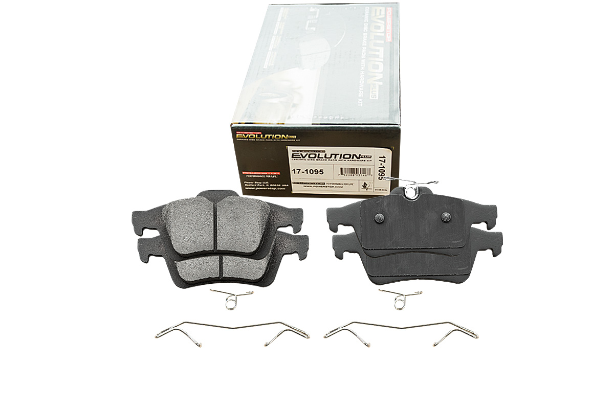 Задние керамические колодки Evolution PLUS Z17 для Citroen C5, Ford C-MAX, Focus, Kuga, Jaguar XF, XJ, XK, Mazda 3, Mercedes-Benz G-Класс, Peugeot 508, Volvo S40, V40, V50