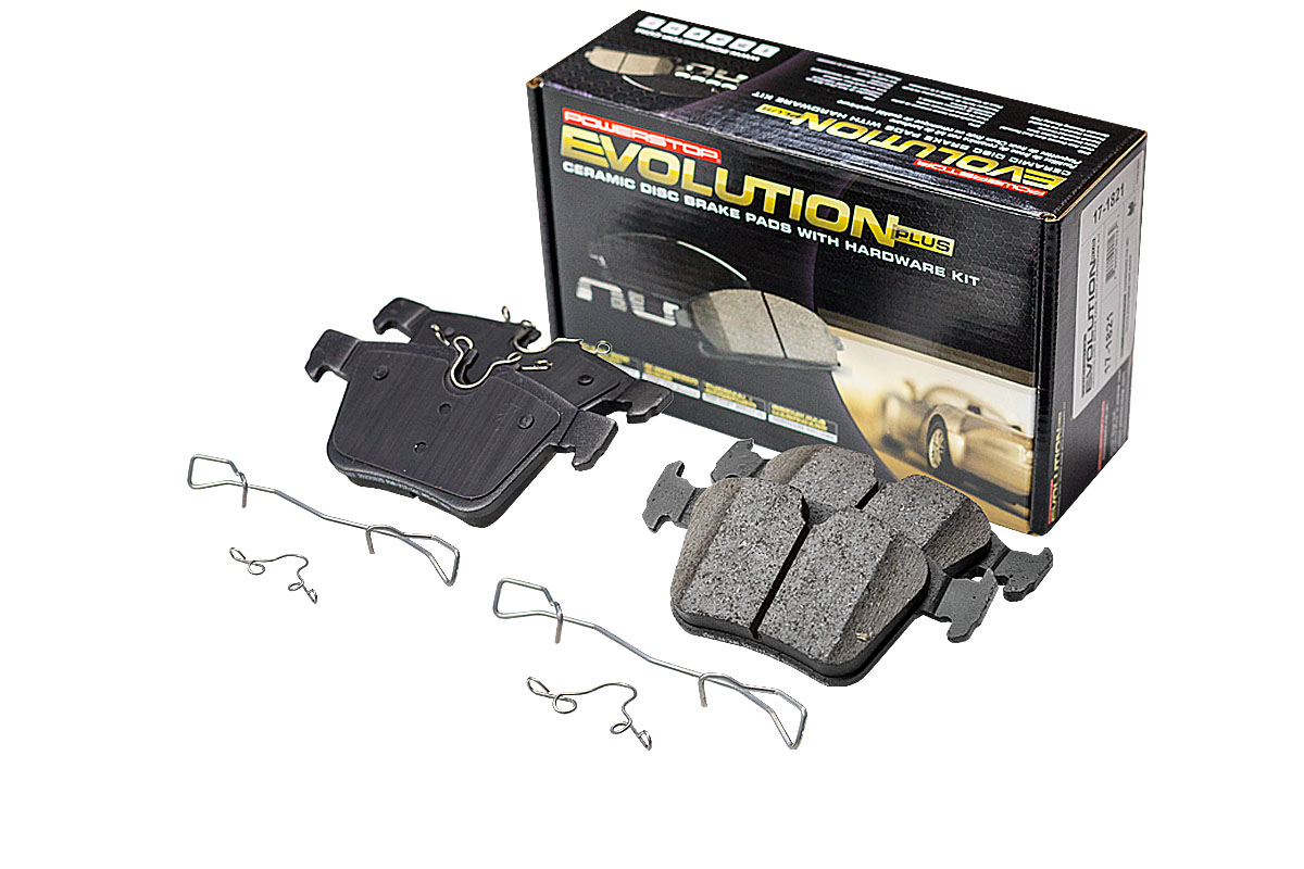 Задние керамические колодки Evolution PLUS Z17 для Jaguar E-Pace, F-Pace, XE, XF, Land Rover Discovery Sport, Range Rover Evoque, Velar, Volvo S60, S90, V60, V90, XC60, XC90