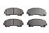 Передние керамические колодки Evolution Sport Z23 для Infiniti Q50 I, Q60 II, QX50 II, QX55 I, Nissan X-Trail (T32)
