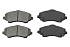 Передние керамические колодки Evolution Sport Z23 для Chrysler Voyager, Dodge Journey, Jeep Wrangler