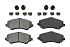 Передние керамические колодки Evolution Sport Z23 для Chrysler Voyager, Dodge Journey, Jeep Wrangler