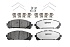 Передние керамические колодки Extreme Truck & Tow Z36 для Lexus NX II, RX V, Toyota Highlander IV, RAV4 V