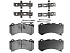 Передние керамические колодки Evolution PLUS Z17 для Cadillac CTS, Chevrolet Camaro, Dodge Challenger, Charger, Durango, Jeep Grand Cherokee, Nissan GT-R