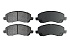 Передние керамические колодки Evolution Sport Z23 для Dodge Caliber, Jeep Compass, Mitsubishi ASX, Lancer, Outlander