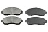 Передние керамические колодки Evolution PLUS Z17 для Changan CS75, Haval F7, H6, Honda CR-V, Crosstour, Odyssey