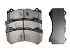 Передние керамические колодки Evolution PLUS Z17 для Cadillac CTS, Chevrolet Camaro, Dodge Challenger, Charger, Durango, Jeep Grand Cherokee, Nissan GT-R