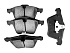 Передние керамические колодки Evolution Sport Z23 для Ford Galaxy II, S-MAX I, Volvo S60 II, S80 II, V60 I, V70 III, XC70 II