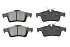 Задние керамические колодки Evolution PLUS Z17 для Citroen C5, Ford C-MAX, Focus, Kuga, Jaguar XF, XJ, XK, Mazda 3, Mercedes-Benz G-Класс, Peugeot 508, Volvo S40, V40, V50
