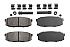 Задние керамические колодки Evolution Sport Z23 для Lexus LX III, Toyota Land Cruiser 200, Sequoia II, Tundra II
