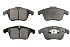 Передние керамические колодки Evolution PLUS Z17 для Ford Galaxy II, Mondeo IV/V, S-MAX I, Land Rover Freelander II, Volvo S60 II, S80 II, V60 I, V70 III, XC70 II