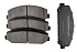 Передние керамические колодки Evolution PLUS Z17 для Infiniti QX56, QX80, Nissan Patrol, Titan
