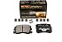 Задние керамические колодки Evolution PLUS Z17 для Citroen C3 Aircross, C4 Aircross, Jeep Compass, Mitsubishi ASX, Lancer, Outlander, Pajero, Pajero Sport, Peugeot 4007, 4008