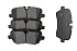 Задние керамические колодки Evolution PLUS Z17 для Land Rover Defender II, Discovery V, Range Rover IV, Range Rover Sport II
