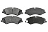 Передние керамические колодки Evolution PLUS Z17 для Land Rover Defender, Discovery, Discovery Sport, Range Rover, Range Rover Evoque, Range Rover Sport