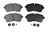 Передние керамические колодки Evolution PLUS Z17 для Land Rover Defender II, Discovery V, Range Rover IV, Range Rover Evoque II, Range Rover Sport II