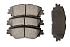 Передние керамические колодки Evolution Sport Z23 для Lexus ES VII, UX, Toyota Camry (XV70), RAV4 (XA50)