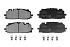 Передние керамические колодки Evolution PLUS Z17 для Audi A4 (B9), A5 (F5), A6 (C8), A7 (4K), A8 (D5), Q3 (F3), Q5 (FY), Q7 (4M), Q8, Volkswagen Touareg III