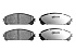 Передние керамические колодки Extreme Truck & Tow Z36 для Lexus ES, LM, NX, RX, Toyota Camry, Crown, RAV4
