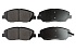 Передние керамические колодки Evolution PLUS Z17 для Hyundai Santa Fe, Kia Carnival, Sorento