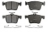 Задние керамические колодки Evolution PLUS Z17 для Audi A3 (8V), Q3 (F3), Skoda Kodiaq 2016+, Superb III, Volkswagen Golf VII, Passat B8 2014+, Tiguan II 2016+